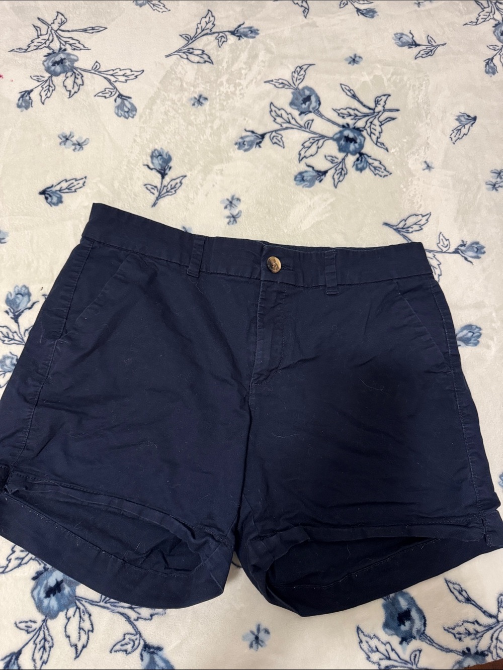 Old Navy Navy Blue Women's Bermuda Shorts